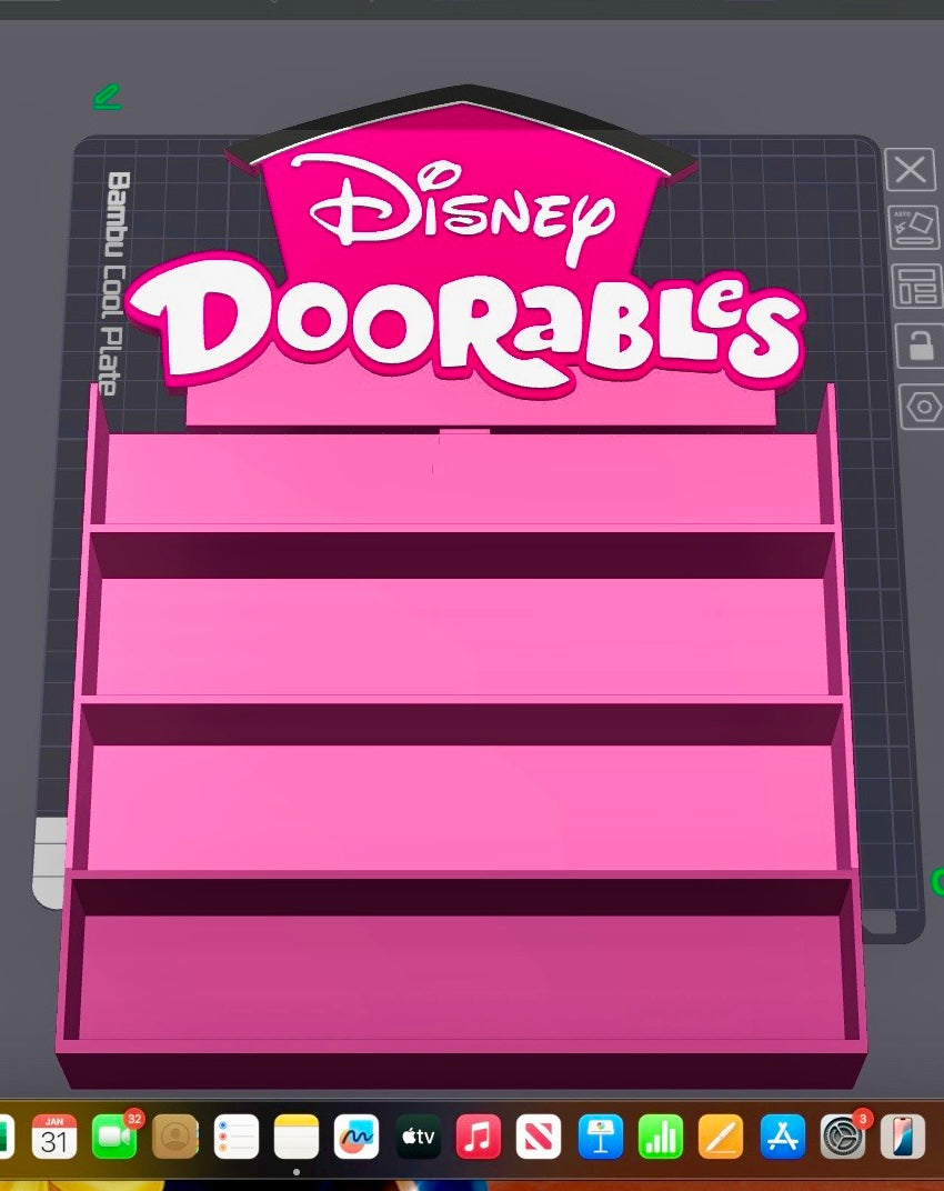 3D Character Doorable Stand w/side Characters
