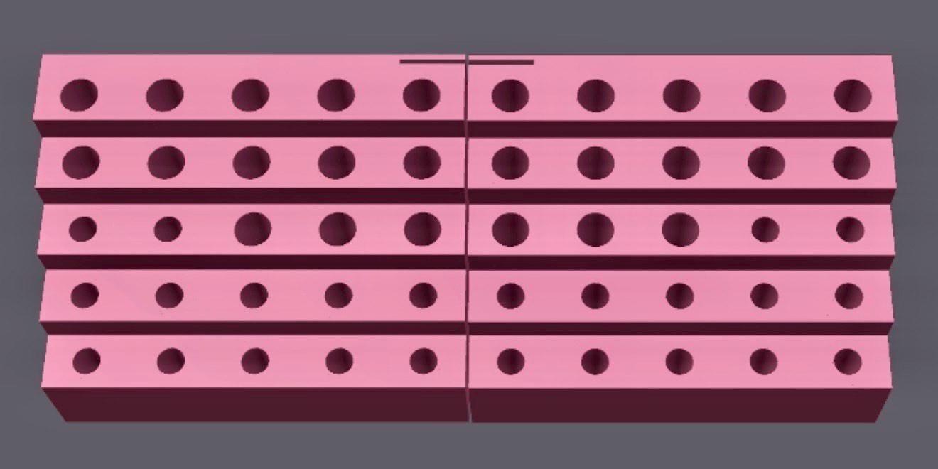 50 Slot 15mm/20mm w/Character Slot STL