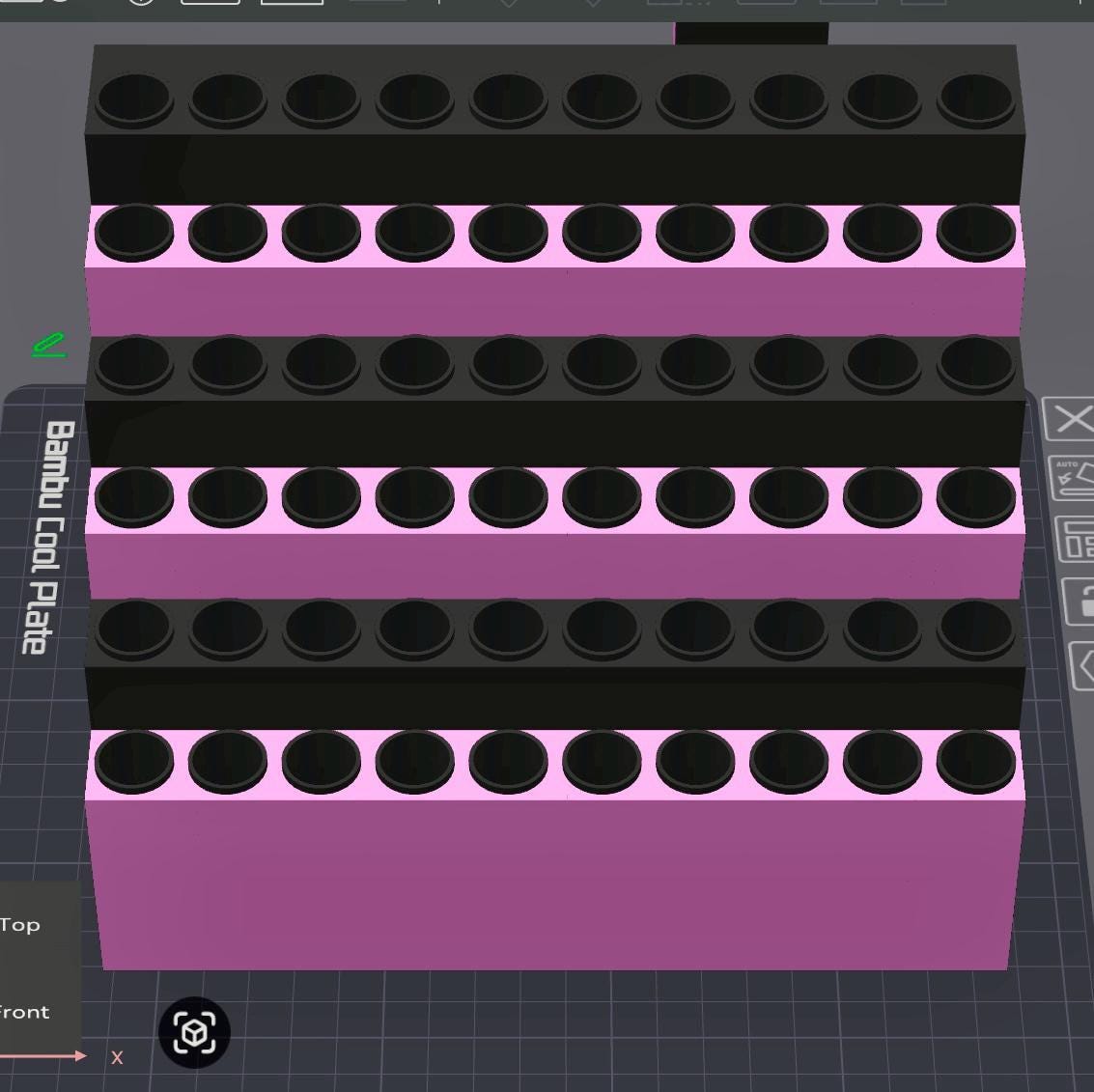 60 Slots Stand with Rim-No Character Stand Topper Opening Included- 15mm Pens Only
