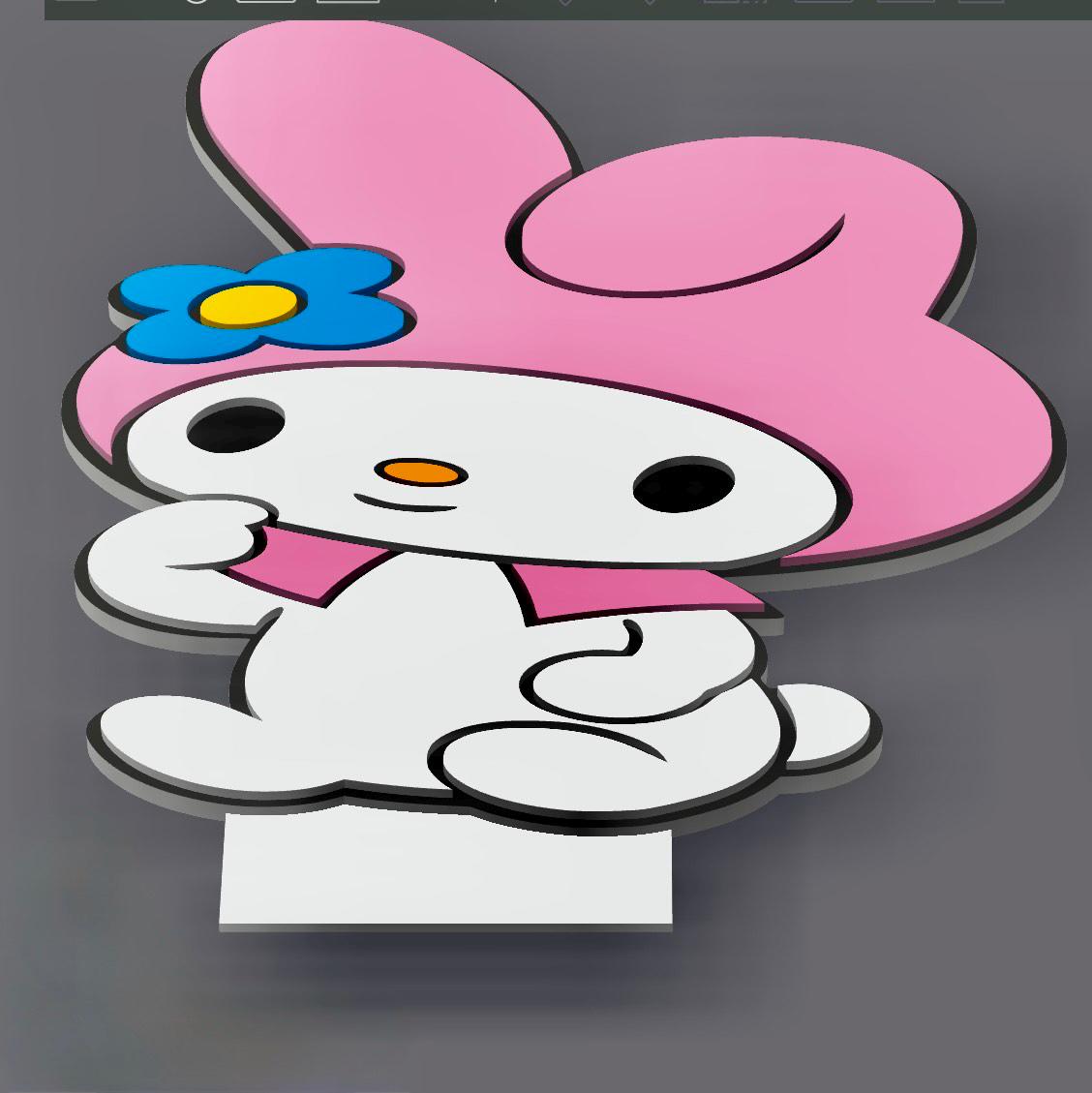 Character Pen Stand Topper STL