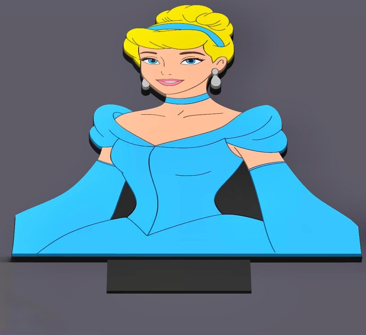 Character Pen Stand Topper STL