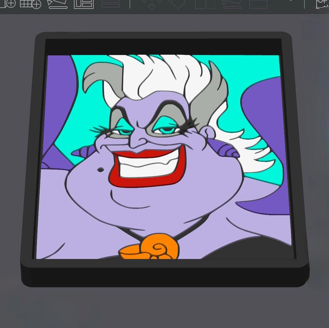 Character Tray STL File