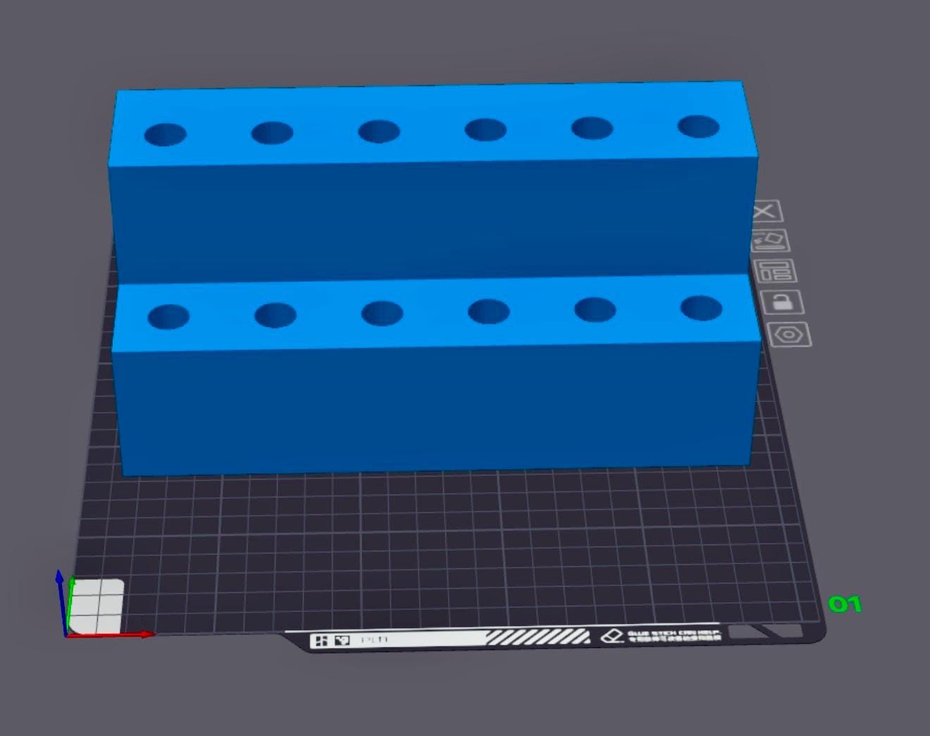 12 Slot Pen Stand-15mm w/o Character Slot or Claim Numbers