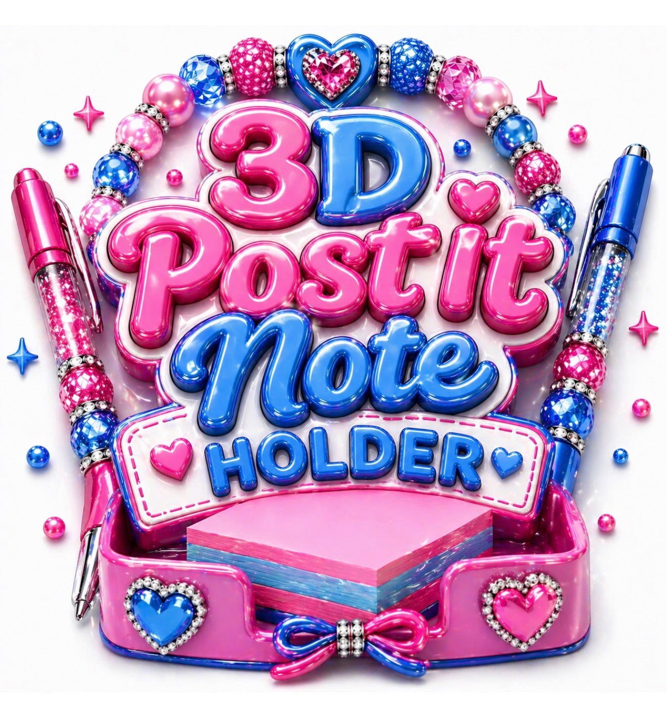 3D Post it Note Holders
