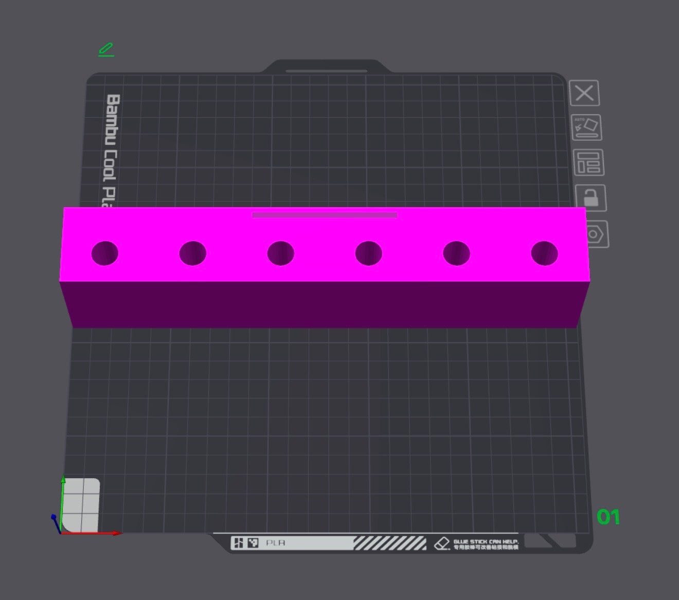 6 Slot Pen Stand 13mm With or Without Choice of Topper