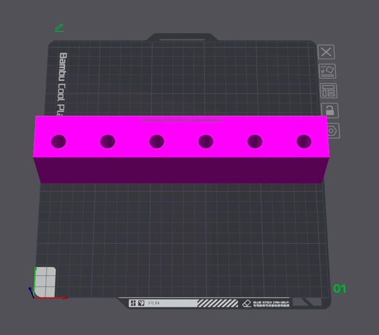 6 Slot Pen Stand 13mm With or Without Choice of Topper