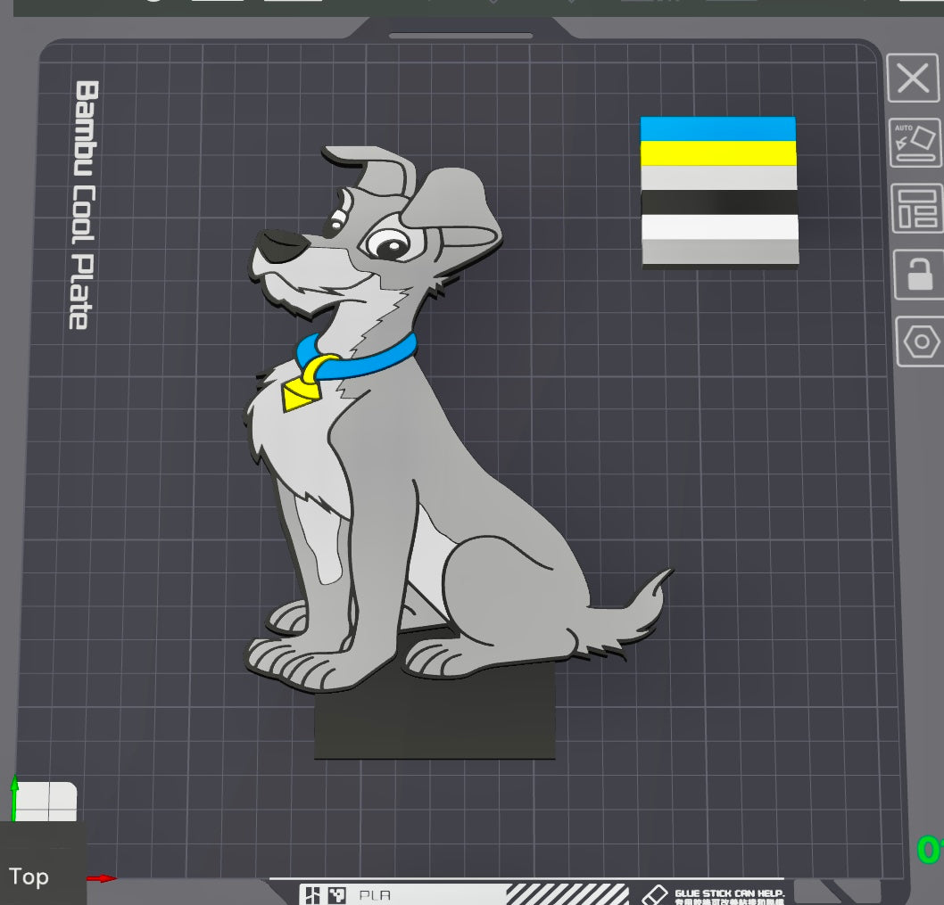 3D Character Pen Stand Toppers