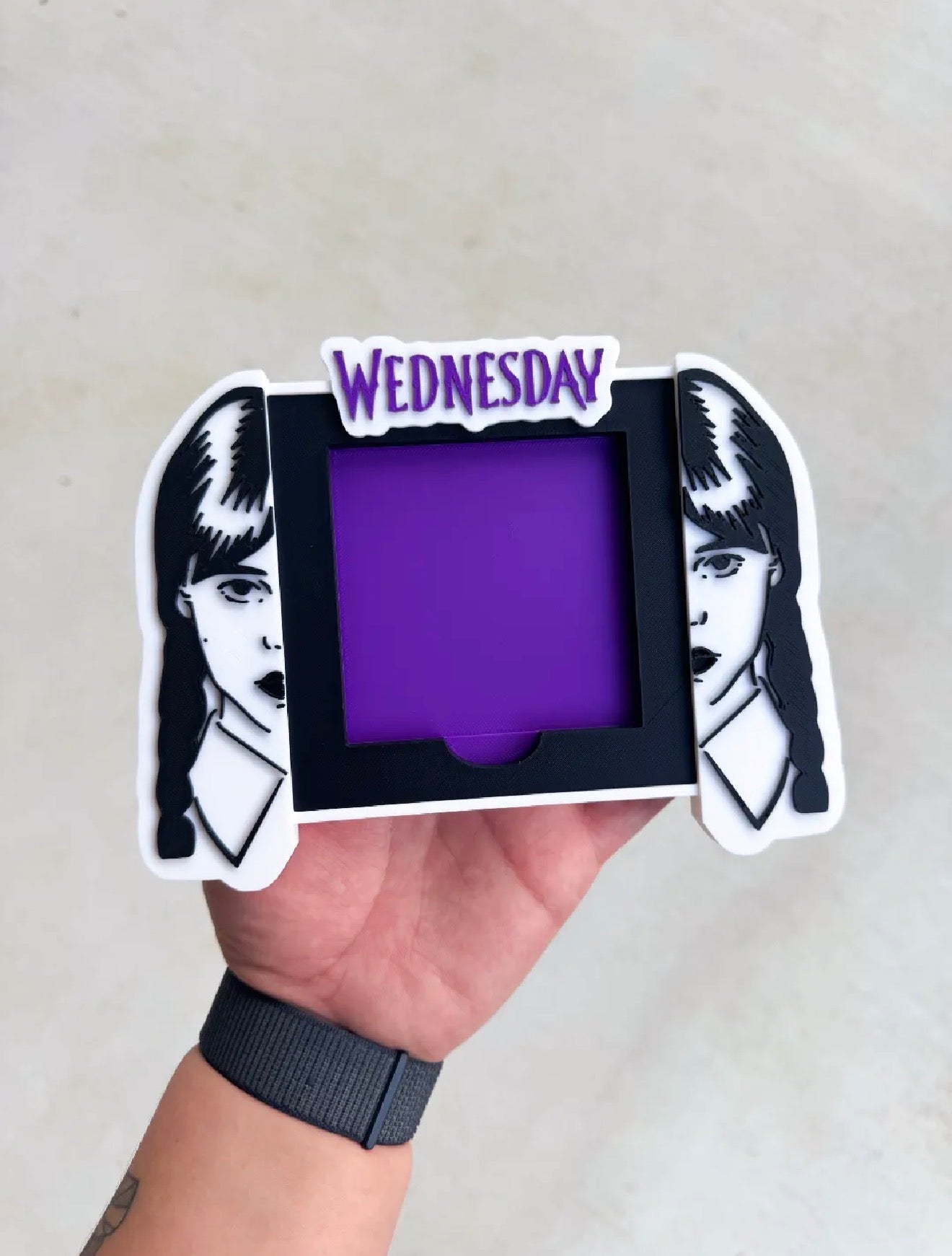 Character Sticky note holder ( Please request character at checkout or message me)