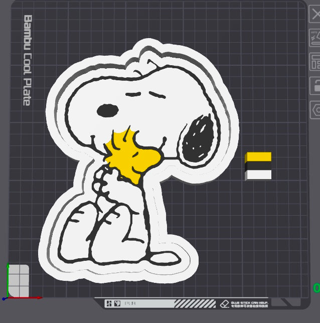 Snoopy & Woodstock Tray