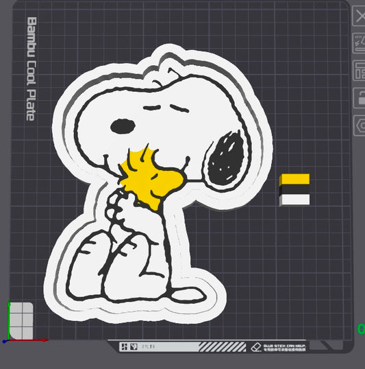 Snoopy & Woodstock Tray