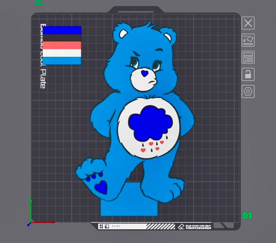 Two Tier Doorable Stand with Character