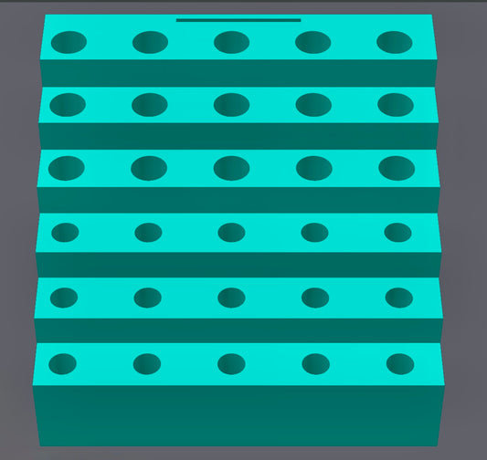 60 Slot Pen Stand-half Clay/Charm Pens & Rhinestones Pens w/Custom Character Topper