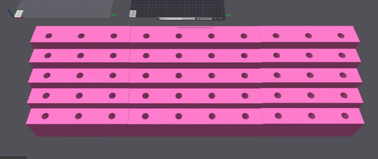 50 Slot Pen Stand 13mm 2inch apart