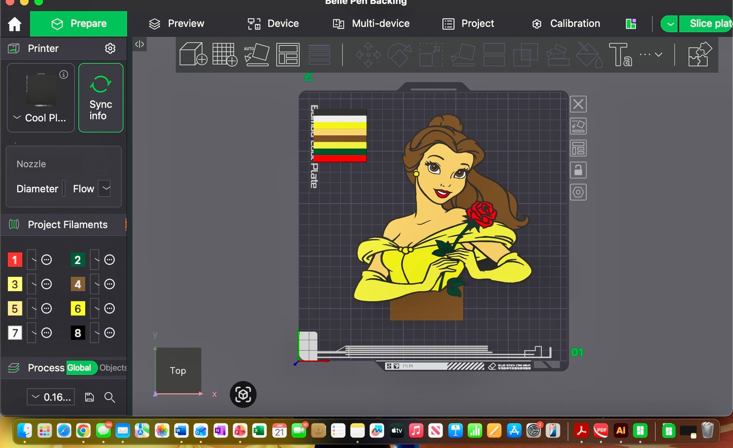 Two Tier Doorable Stand with Character