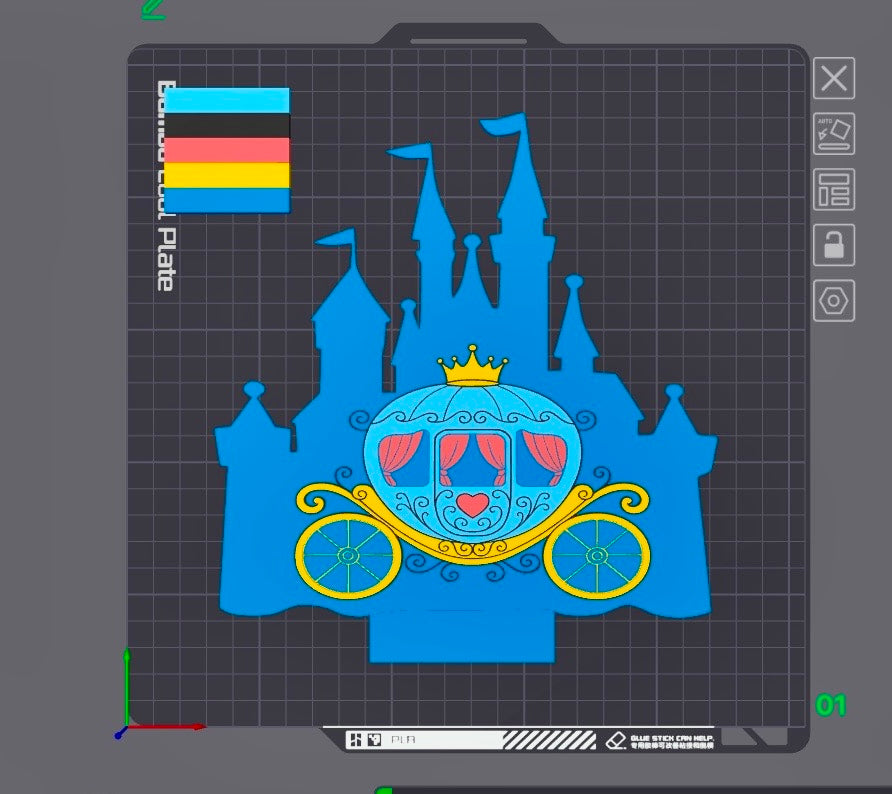 Two Tier Doorable Stand with Character