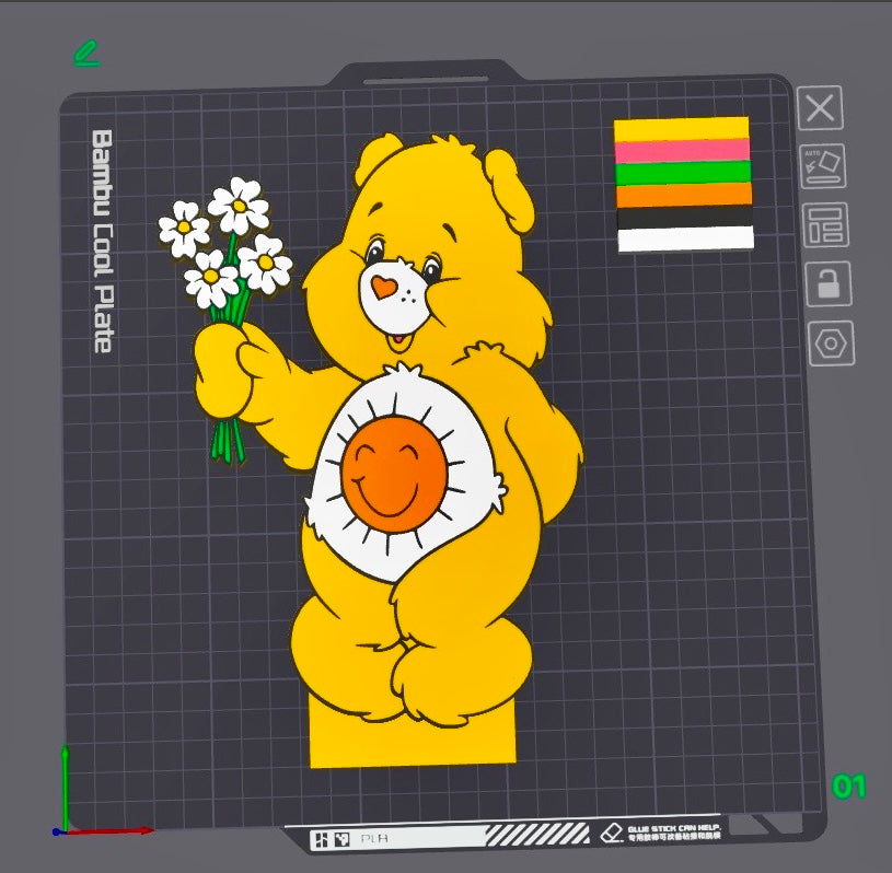 Two Tier Doorable Stand with Character