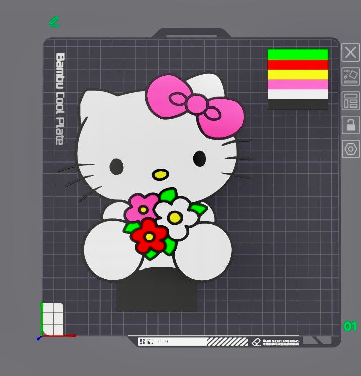 Two Tier Doorable Stand with Character