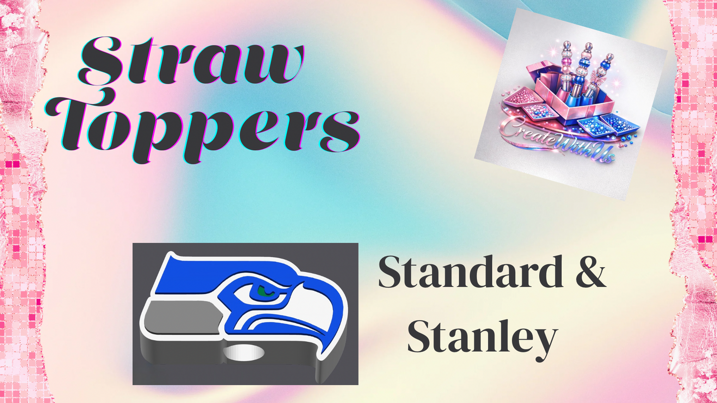 3D Straw Toppers (10 for $25) Same Toppers -Wholesale