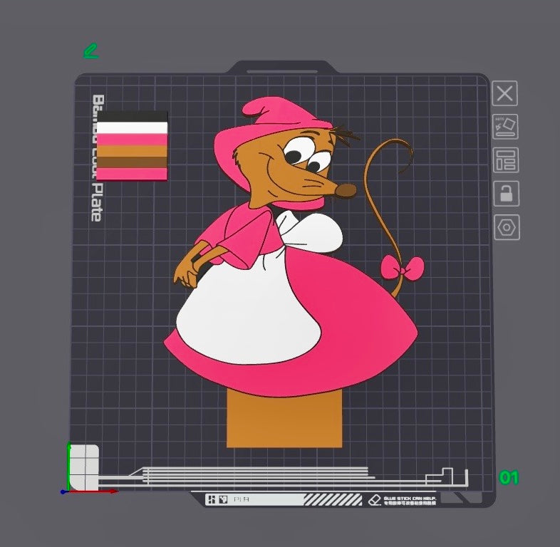 Two Tier Doorable Stand with Character