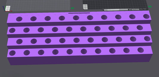 40 Slot Pen Stand for Clay/Charms Pens Only w/Custom Character