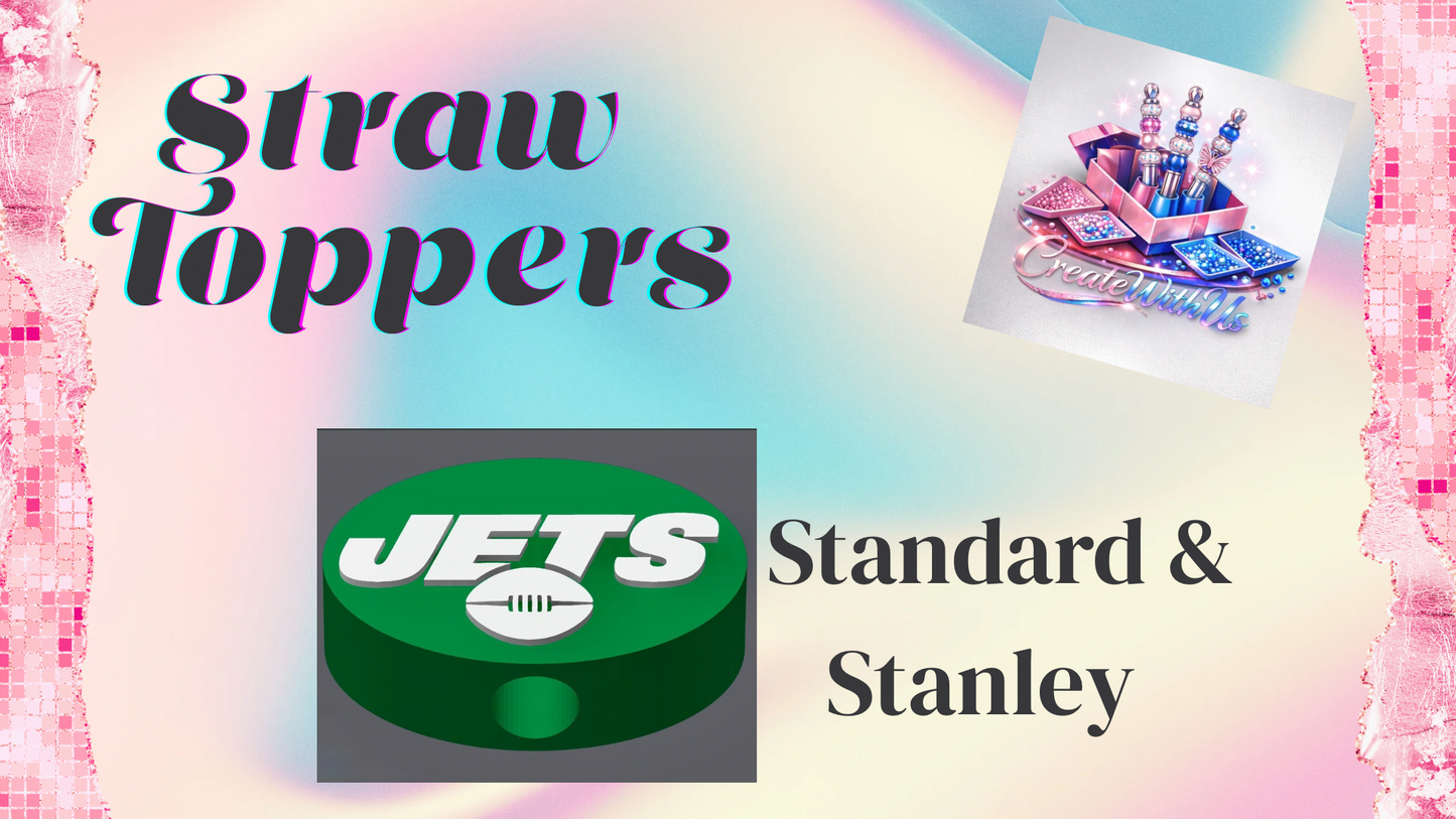 3D Straw Toppers (10 for $25) Same Toppers -Wholesale