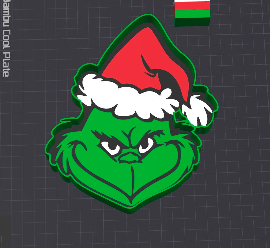 Grinch bead Tray