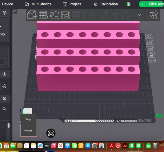 24 Slot Pen Stand w/Character (Choose character option in description please)Rhinestones-Custom Name