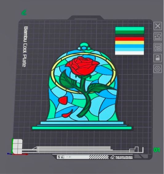 Rose Pen Holder