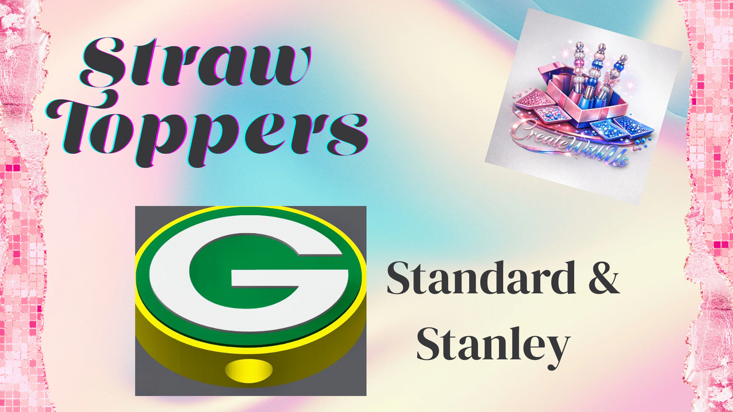 3D Straw Toppers (10 for $25) Same Toppers -Wholesale