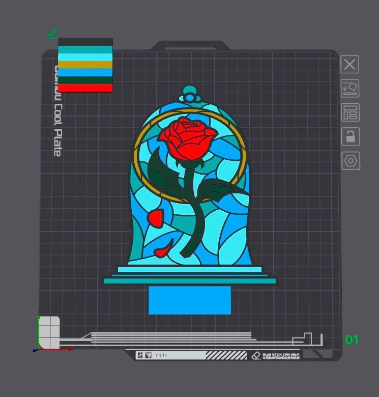 Two Tier Doorable Stand with Character