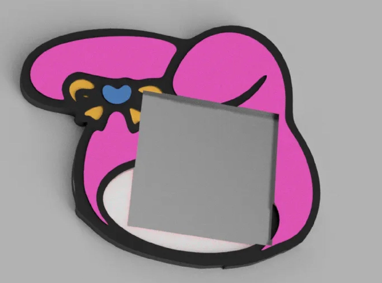 Character Sticky note holder ( Please request character at checkout or message me)