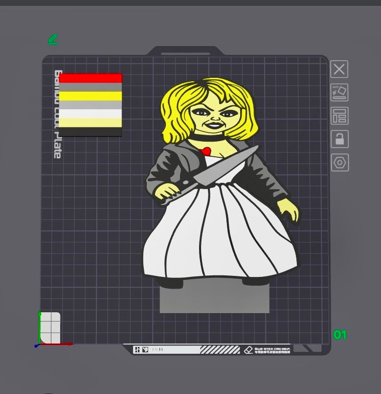 Two Tier Doorable Stand with Character