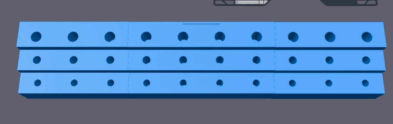 30 Slot Pen Stand 13mm,15mm, 20mm- 2inch apart per slot