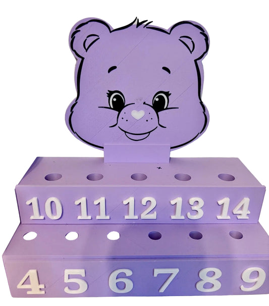 Live Claim Pen Stand-Six Regular/Five Rhinestone w/Character Option and Customized Number Count