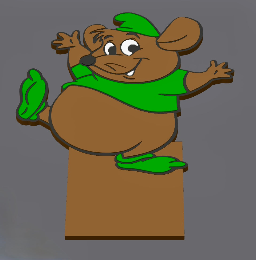 3D Character Pen Stand Toppers