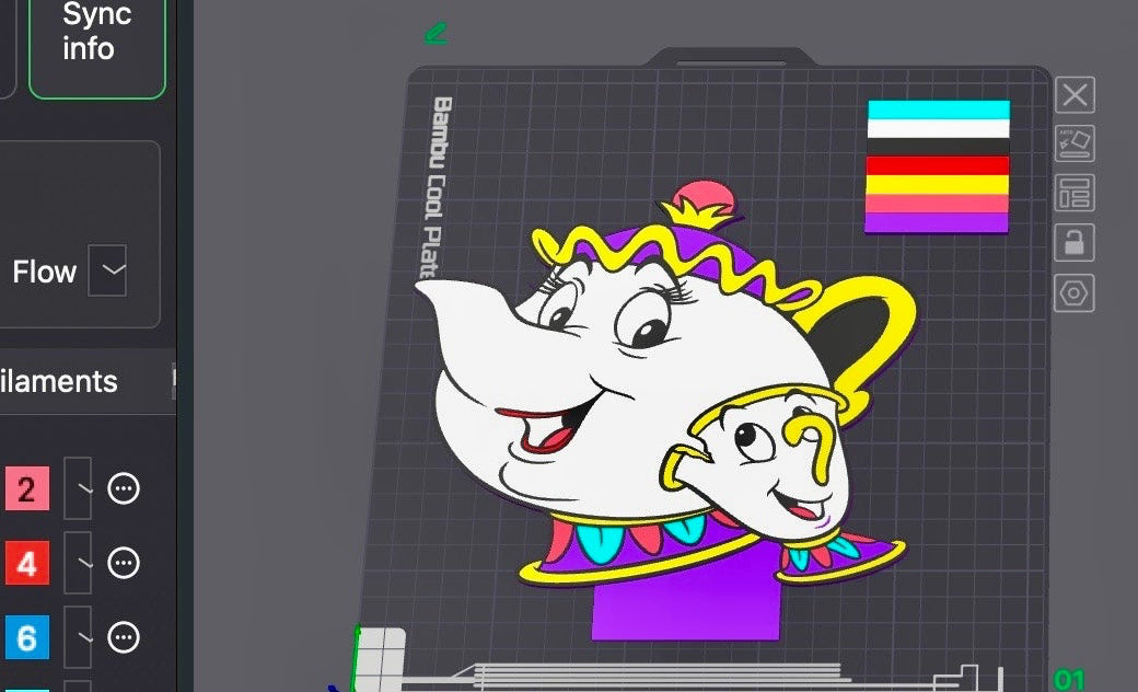 146 Slot Stand w/Character