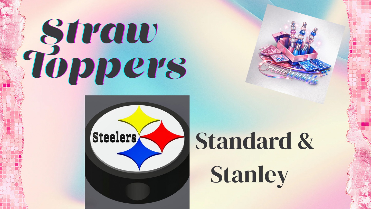 3D Straw Toppers (10 for $25) Same Toppers -Wholesale