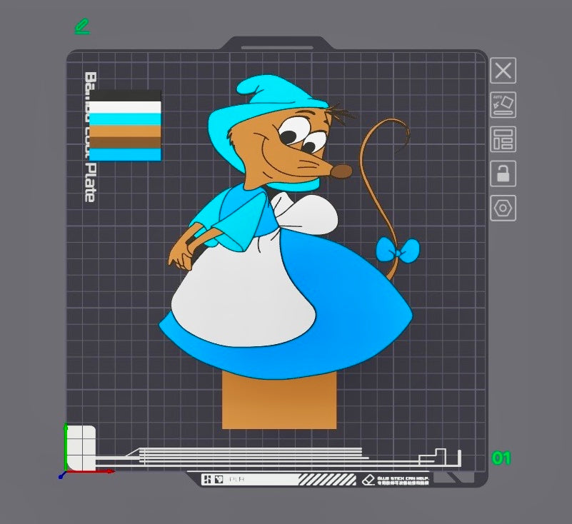 Two Tier Doorable Stand with Character