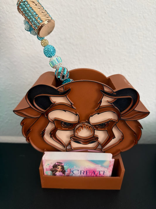 Card and pen holder
