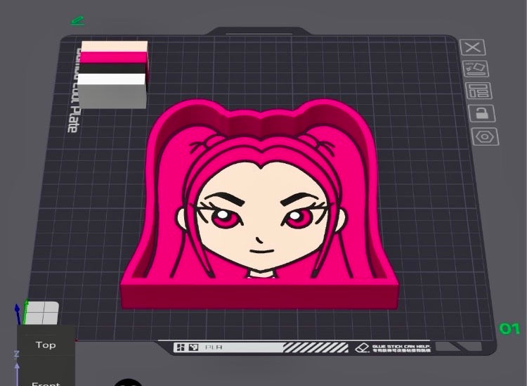 3D Character Bead Tray (Please Specify in Description Box)