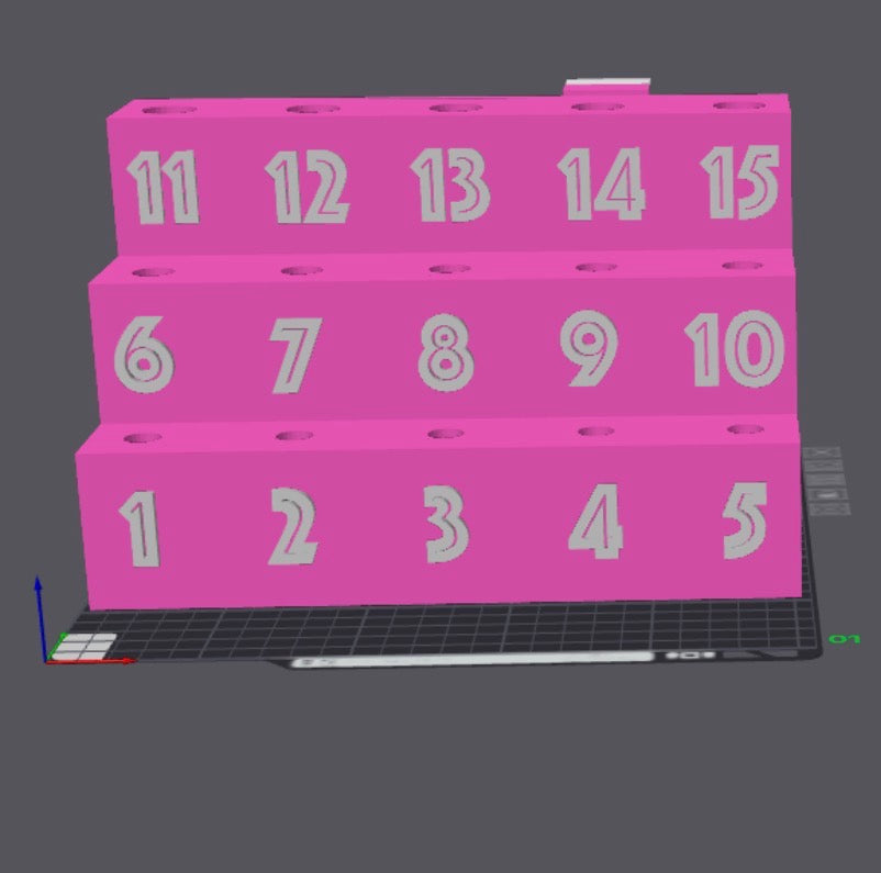 Claim Stand 13mm/15mm/20mm w/ Numbers