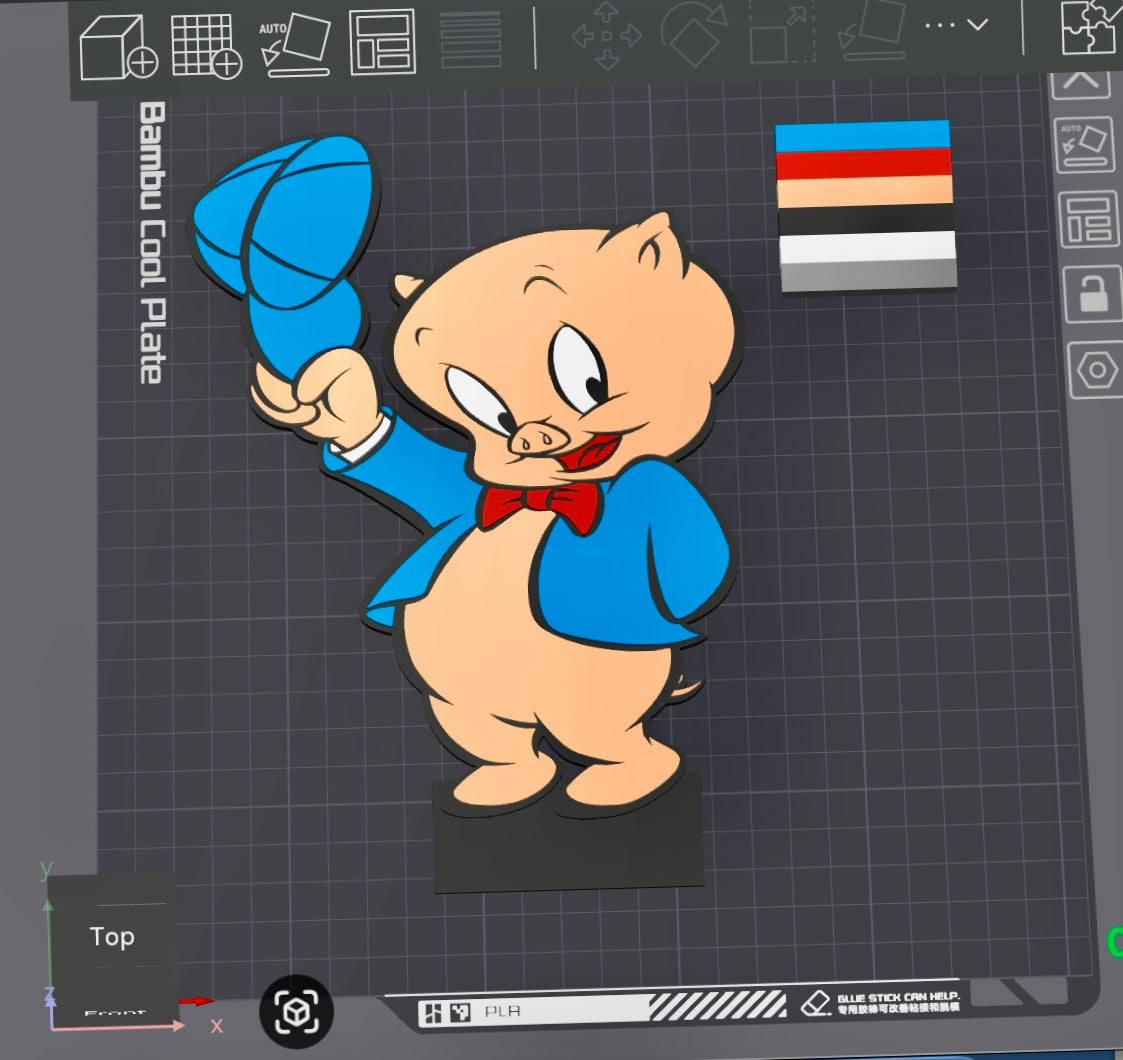 3D Character Pen Stand Toppers