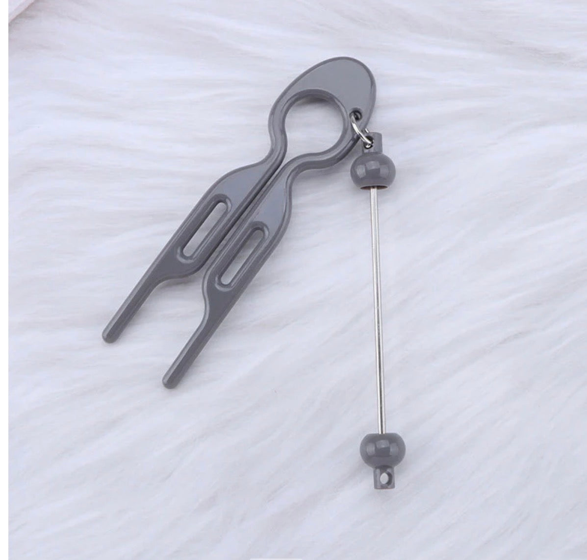 Custom Beadable Hair Clips