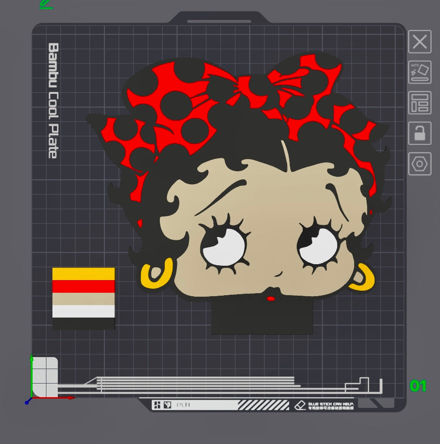 Two Tier Doorable Stand with Character