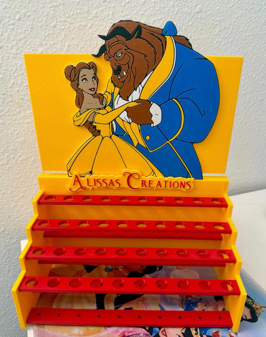 40 Slot Detachable Stand-15mm Only w/Custom Name Logo/Choice of Topper