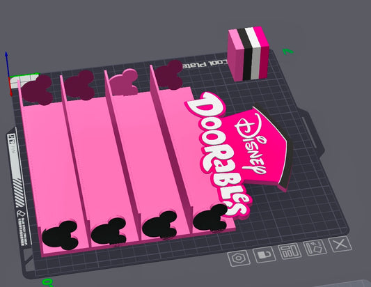 3D Small Character Stand W/side characters