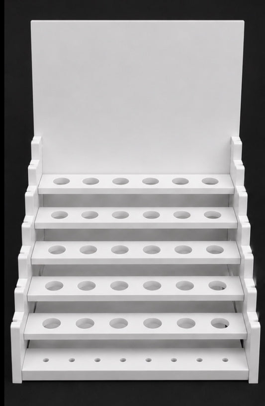 28 Slot Attachable Stand 16mm Only- Choice of Color and Logo