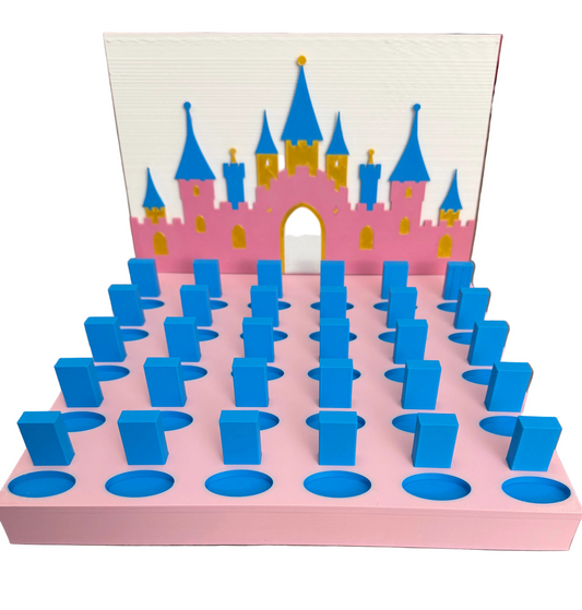 Large Clay Doll Stand w/Custom Color,theme & Name Plate