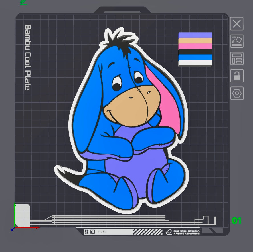 3D Character Bead Tray (Please Specify in Description Box)