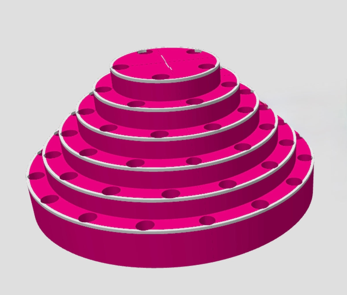 64 Slot Rotating Pen Stand 2in apart w/trim ( choose of color, character and name logo